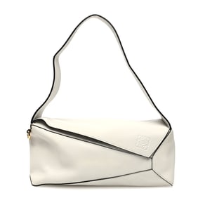 Loewe Calfskin Puzzle Hobo White