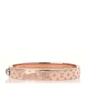 Louis Vuitton Brass Monogram Nanogram Cuff