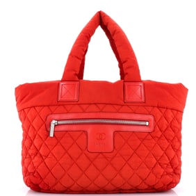 Chanel Coco Cocoon Zipped Tote Quilted