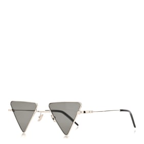 Saint Laurent Metal Triangle Frame Sunglasses