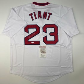 Autographed/Signed Luis Tiant Boston Red Sox