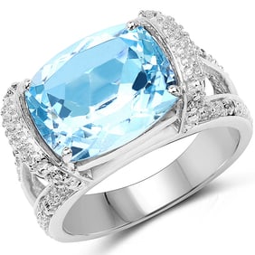 4.78 CT Genuine Blue Topaz and