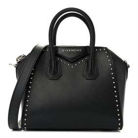 Givenchy Smooth Calfskin Mini Studded Antigona
