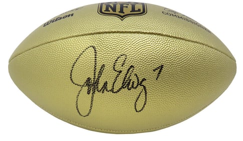 john elway signed wilson duke gold