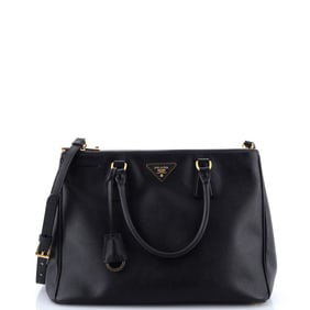 Prada Double Zip Lux Tote Saffiano