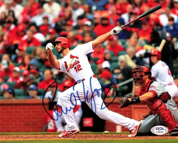 Paul DeJong signed 8x10 photo PSA/DNA