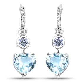7.33 CT Genuine Blue Topaz, Tanzanite