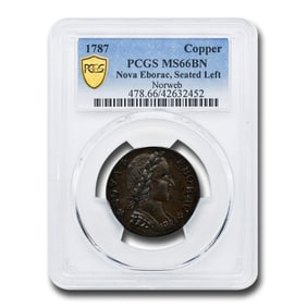 1787 Nova Eborac Seated Left MS-66