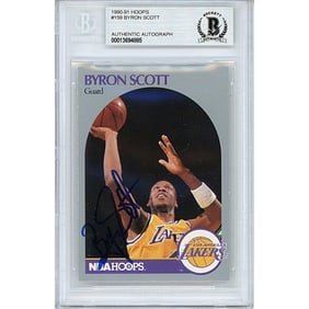 byron scott signed los angeles lakers