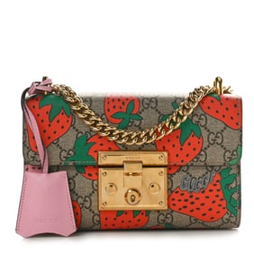 Gucci GG Supreme Monogram Strawberry Small