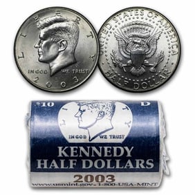 2003-D Kennedy Half Dollar 20-Coin Mint