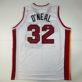 Autographed/Signed Shaquille Shaq ONeal Miami Heat
