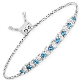 1.34 CT Genuine London Blue Topaz