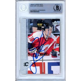 cory stillman calgary flames signed 1996-97