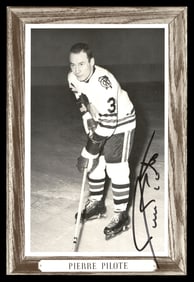 pierre pilote autographed signed 1964-67 beehive