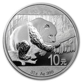 China 30 gram Silver Panda (Random