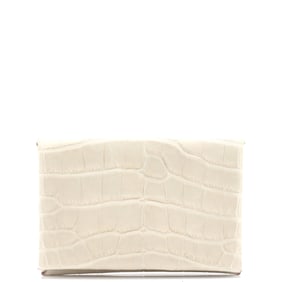 Hermes Calvi Card Holder Alligator