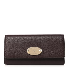 Mulberry Heavy Grain Calfskin Continental Wallet