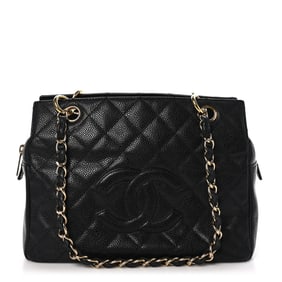Chanel Caviar Quilted Petit Timeless Tote