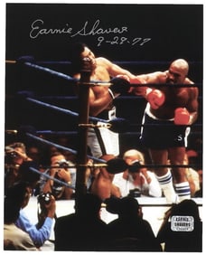 earnie shavers heavyweight champion boxer signed