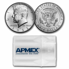 2022-P Kennedy Half Dollar 20-Coin Roll
