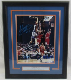 john starks signed framed 11x14 photo