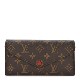 Louis Vuitton Monogram Josephine Wallet Red
