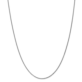 14k White Gold 1.2 mm Solid