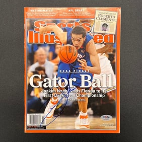 joakim noah signed si magazine PSA/DNA