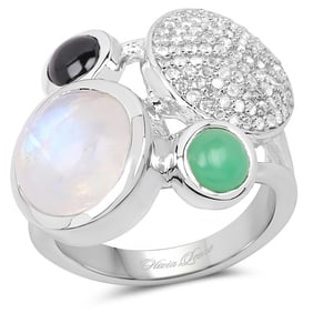 5.90 CT Genuine Multi Stone 14K