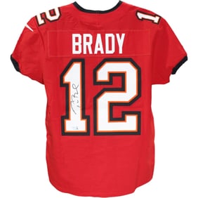 tom brady autographed tampa bay buccaneers