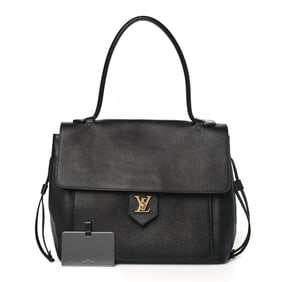 Louis Vuitton Calfskin Lockme PM Black