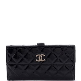 Chanel CC Brilliant Flap Wallet Quilted