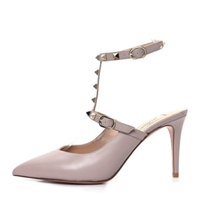 Valentino Garavani Nappa Rockstud Ankle Strap