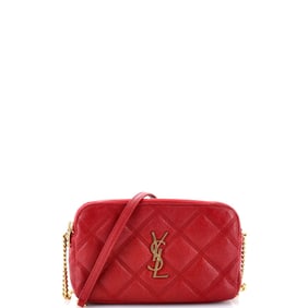 Saint Laurent Becky Double Zip Crossbody