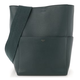Celine Soft Grained Calfskin Sangle Bucket