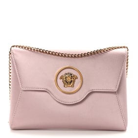 Versace Satin La Medusa Envelope Clutch