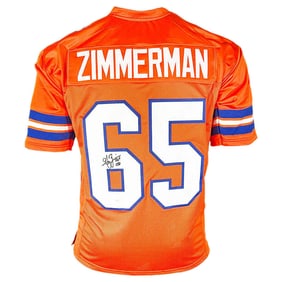 gary zimmerman signed HOF 08 inscription