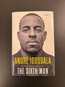 andre iguodala signed book PSA/DNA LOA