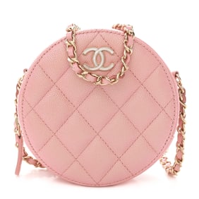 Chanel Iridescent Caviar Resin Quilted Round