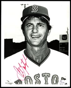 Carl Yastrzemski Autographed 8x10 Photo Red