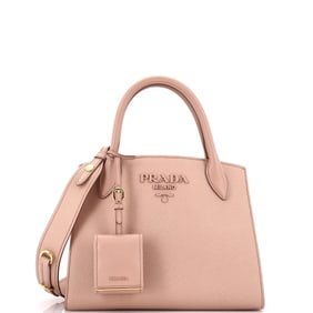 Prada Monochrome Tote Saffiano with City