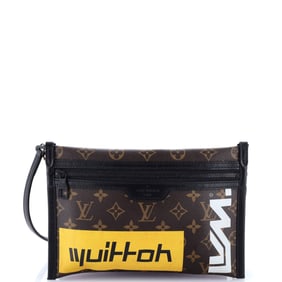 Louis Vuitton Double Flat Messenger Bag