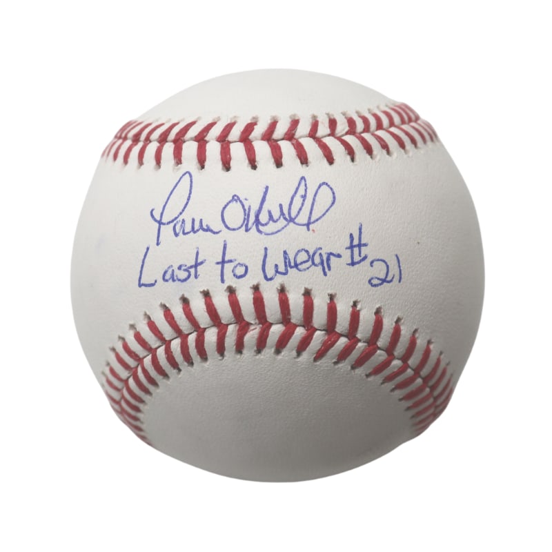 Paul O'Neill New York Yankees Autographed: Paul O'Neill New York Yankees Autographed and Inscribed "Last to Wear #21" MLB Baseball (CX Auth) Paul O'Neill New York Yankees Autographed and Insc. "Last to Wear #21" MLB Baseball . SKU no: RBJ71433