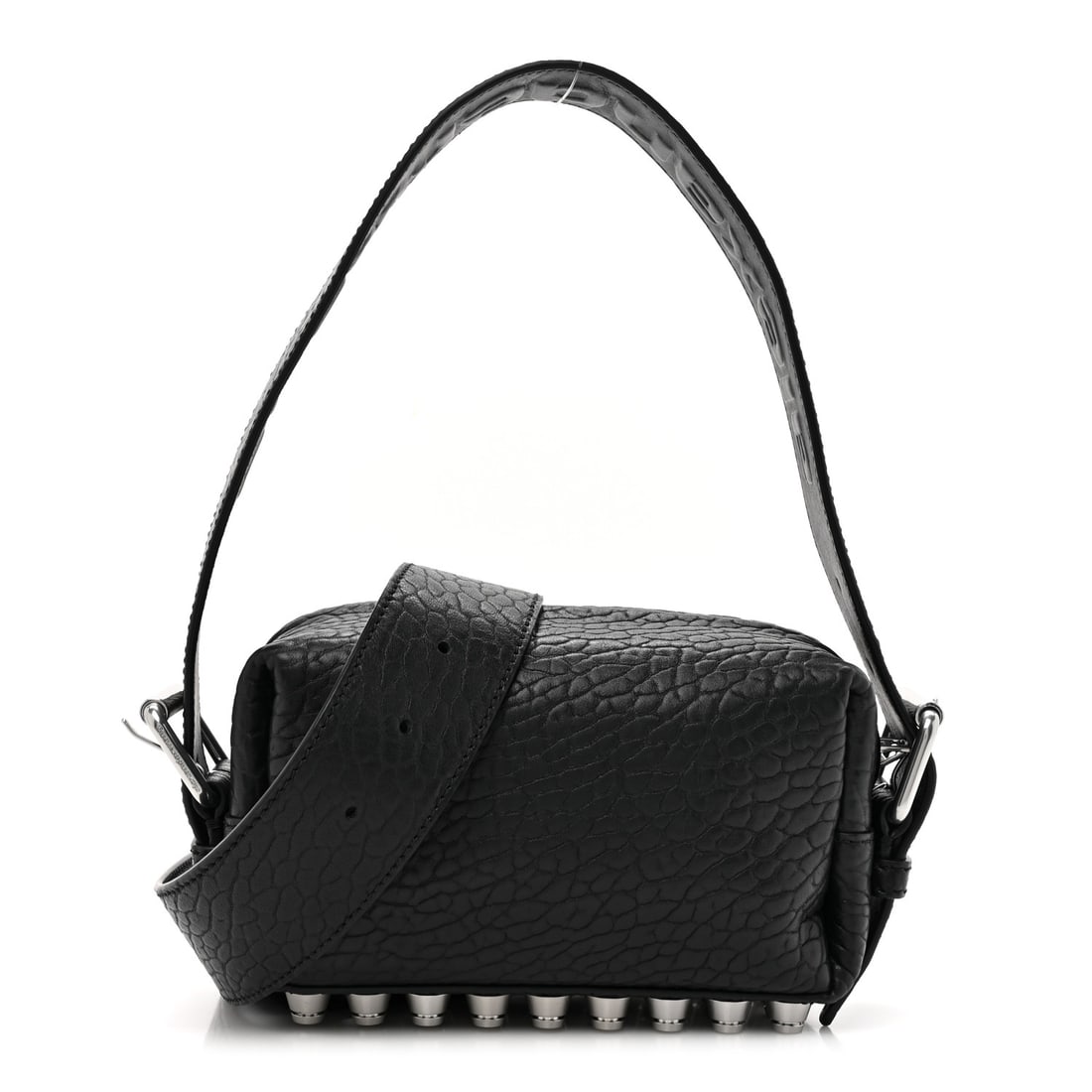 Alexander Wang Pebbled Lambskin Small Ricco: Alexander Wang Pebbled Lambskin Small Ricco Shoulder Bag Black Brand: ALEXANDER WANG Condition: New Condition Details: , Strap, Dust bag Base length: 8 in Height: 5.25 in Width: 5.5 in Dr