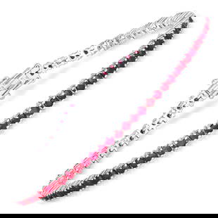4.44 CT Genuine Ruby 14K White Gold Bracelet: 4.44 CT Genuine Ruby 14K White Gold Bracelet Stone Details: Ruby Item Type: Bracelet Subcategory: Ruby Gross Wt: 8.69 Gemstone Wt: 4.44 ctw Total Stone Wt: 4.44 ctw Metal: 14K