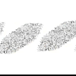 Diamond Stud Earrings In 18K White Gold: Diamond Stud Earrings In 18K White Gold Stamped: 18K White Gold Total Earrings Weight: 3.4 Grams Total Natural Diamond Weight is 2.50 Carat Color: F-G, Clarity: VS2-SI1 Face Measures: