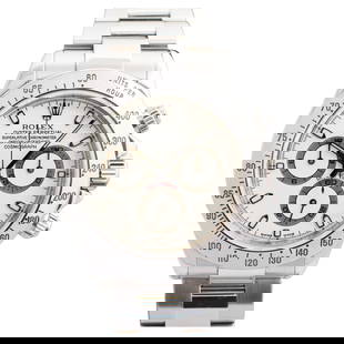 Rolex Daytona Chronograph White Ivory Creamy: Rolex Daytona Chronograph White Ivory Creamy Dial 116520 Steel Watch 2001 Creator: Rolex Design: Cosmograph Daytona Watch Metal: Steel, Stainless Steel Dimensions: Diameter: 1.58 in (40 mm) Place of O
