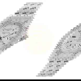 Breitling Galactic 41 Steel Silver Dial: Breitling Galactic 41 Steel Silver Dial Automatic Mens Watch A49350L2/G699-366A Creator: Breitling Case Shape: Round Movement: Automatic Place of Origin: Switzerland Period: 21st Century Date of M
