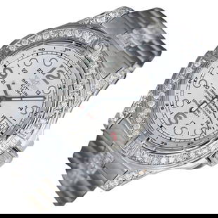 Breitling Superocean Steelfish Automatic A17390 Diamond: Breitling Superocean Steelfish Automatic A17390 Diamond Mens Luxury Watch Creator: Breitling Design: Superocean Automatic 44 OuterknownSuperocean Heritage Collection Case Material: Stainless Steel Sto